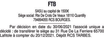 Contenu publication