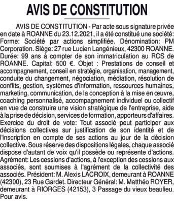 Contenu publication