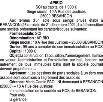 Contenu publication