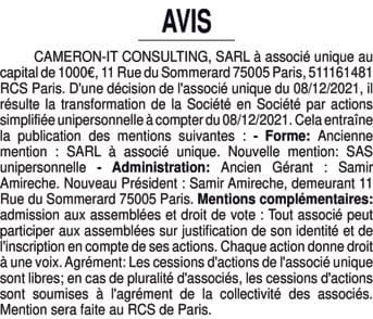 Contenu publication