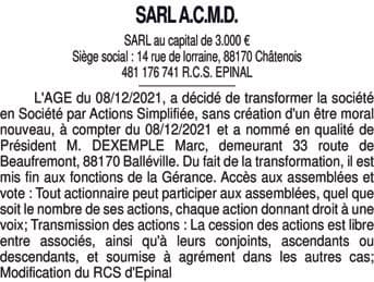 Contenu publication