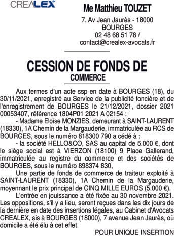 Contenu publication