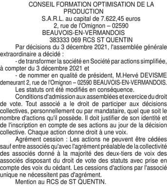 Contenu publication