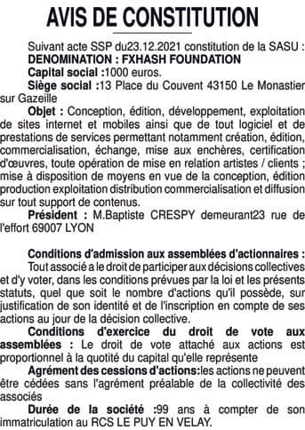 Contenu publication