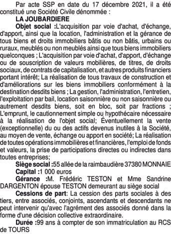 Contenu publication