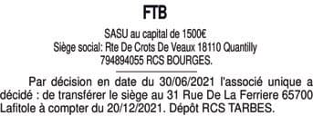 Contenu publication