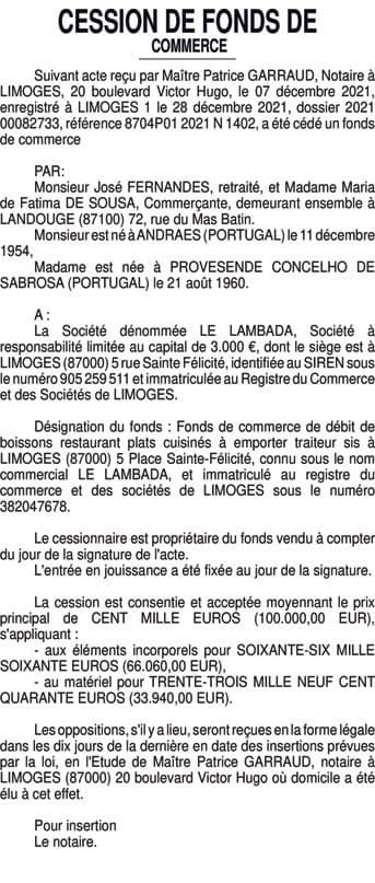 Contenu publication