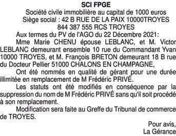 Contenu publication