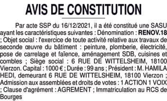 Contenu publication