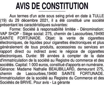 Contenu publication