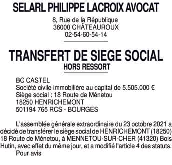 Contenu publication