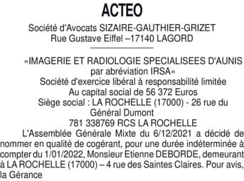 Contenu publication