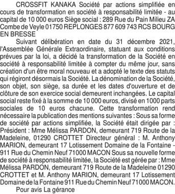 Contenu publication