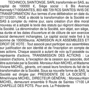 Contenu publication