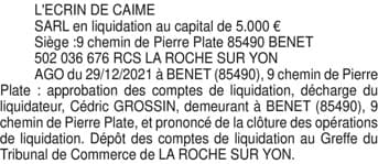 Contenu publication