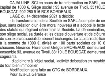 Contenu publication