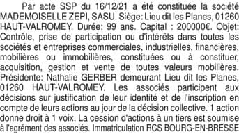 Contenu publication