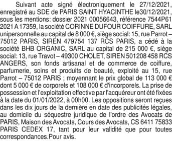 Contenu publication