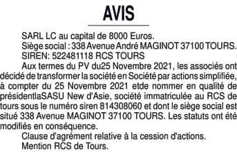 Contenu publication
