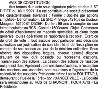 Contenu publication