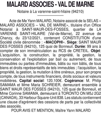 Contenu publication