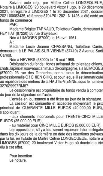 Contenu publication