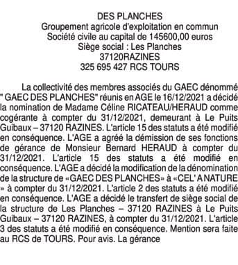 Contenu publication
