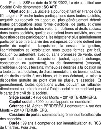 Contenu publication