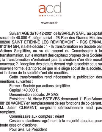 Contenu publication