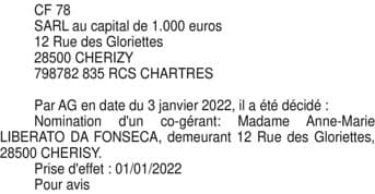 Contenu publication