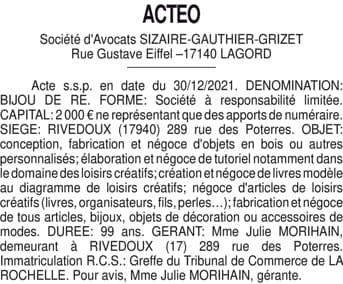 Contenu publication