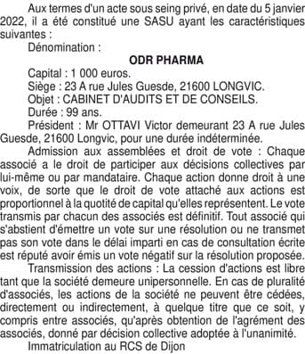 Contenu publication