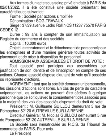 Contenu publication