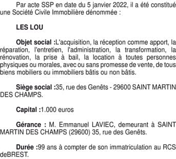 Contenu publication