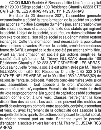 Contenu publication