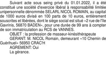 Contenu publication