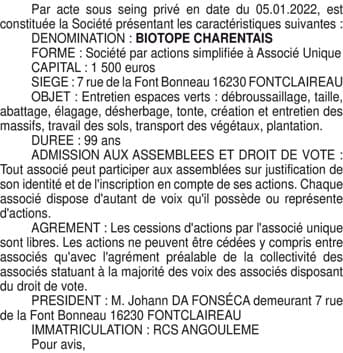 Contenu publication
