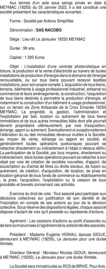 Contenu publication