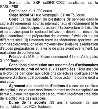 Contenu publication