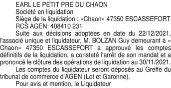 Contenu publication