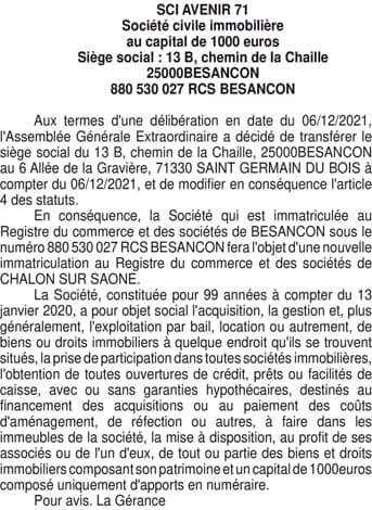 Contenu publication
