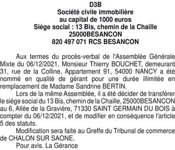 Contenu publication