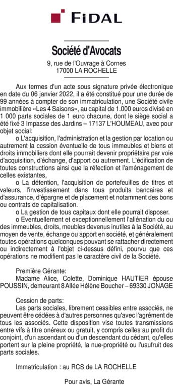 Contenu publication
