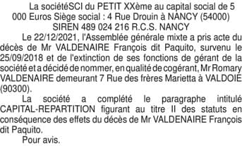 Contenu publication