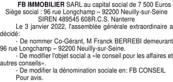 Contenu publication