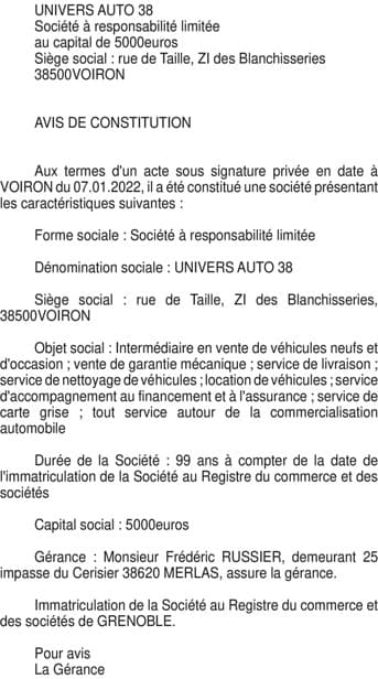 Contenu publication