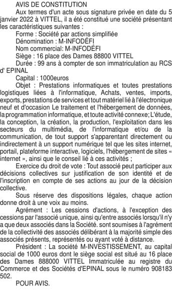 Contenu publication
