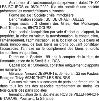 Contenu publication