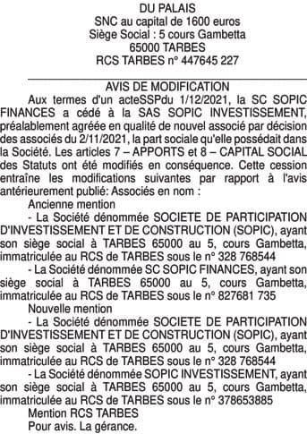 Contenu publication