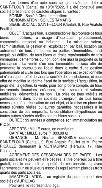Contenu publication
